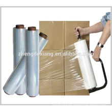 china LLDPE transparent plastic hand pallet wrapping film stretch wrap film